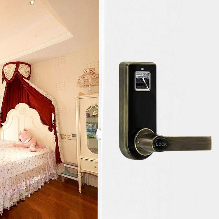 OS8818F Optical Fingerprint Door Lock, Replaceable Ball Lock, Zinc Alloy Material, with Mechanism Keys