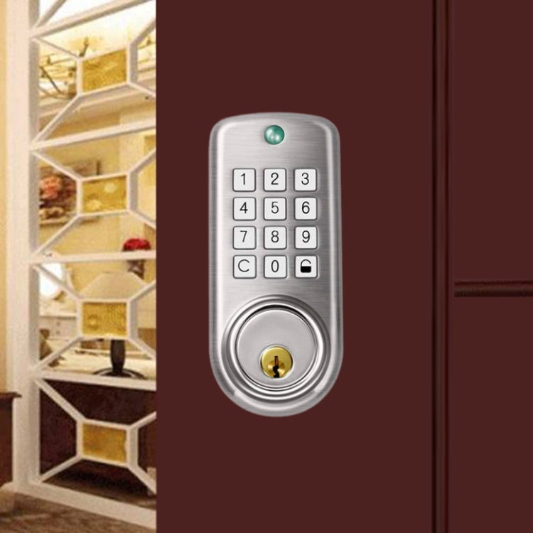 OS8819 Mounted Type Password Entrance Electronical Deadbolt Door Lock, Zinc Alloy Material, with Mechanism Keys