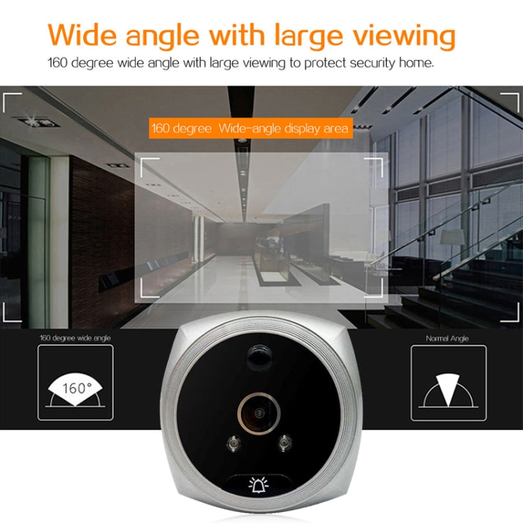 N7 4.5 inch Screen 1080P HD Night Vision Motion Detection Smart Cat Eye Video Doorbell