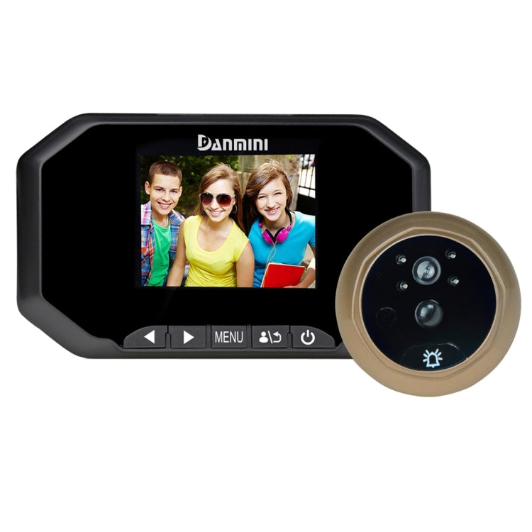 Danmini YB-30AHD-M 3.0 inch Screen 2.0MP Security Camera Disturb Peephole Viewer, Support TF Card / Night Vision / PIR Motion Detection / Video Recording