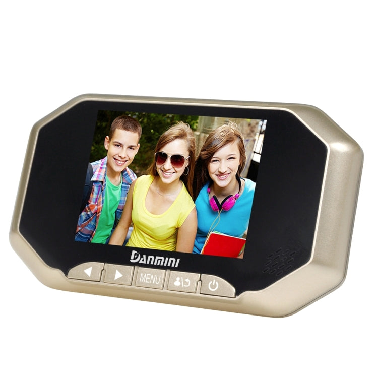 Danmini YB-30AHD-M 3.0 inch Screen 2.0MP Security Camera Disturb Peephole Viewer, Support TF Card / Night Vision / PIR Motion Detection / Video Recording
