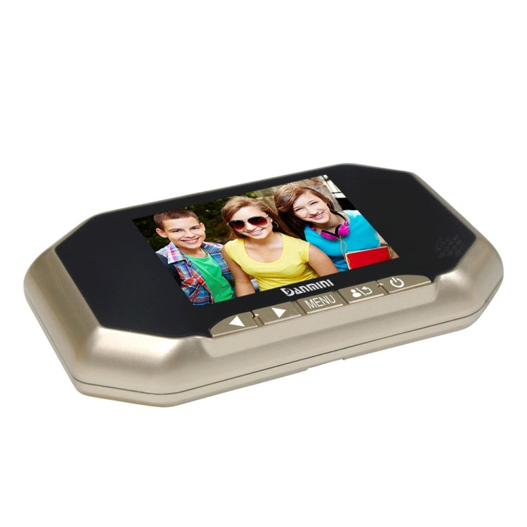 Danmini YB-30AHD-M 3.0 inch Screen 2.0MP Security Camera Disturb Peephole Viewer, Support TF Card / Night Vision / PIR Motion Detection / Video Recording
