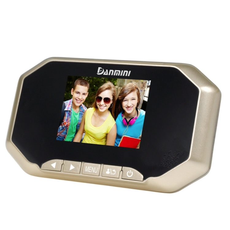 Danmini YB-30BHD 3 inch Screen 2.0MP Security Camera Taking Picture and Video Recording Door Peephole, Support TF Card
