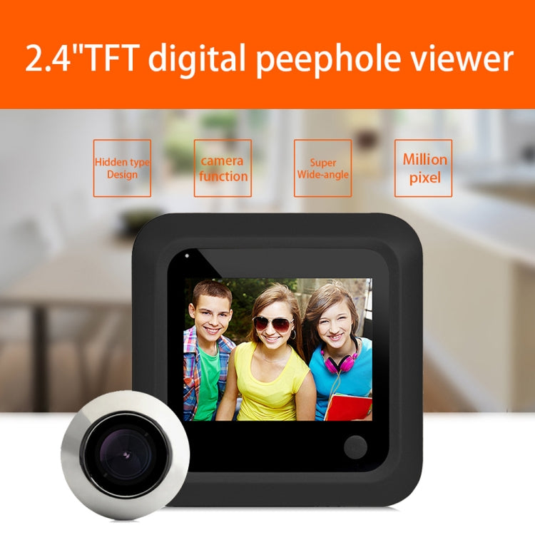 X5 2.4 inch Screen 2.0MP Security Camera No Disturb Peephole Viewer, Support TF Card