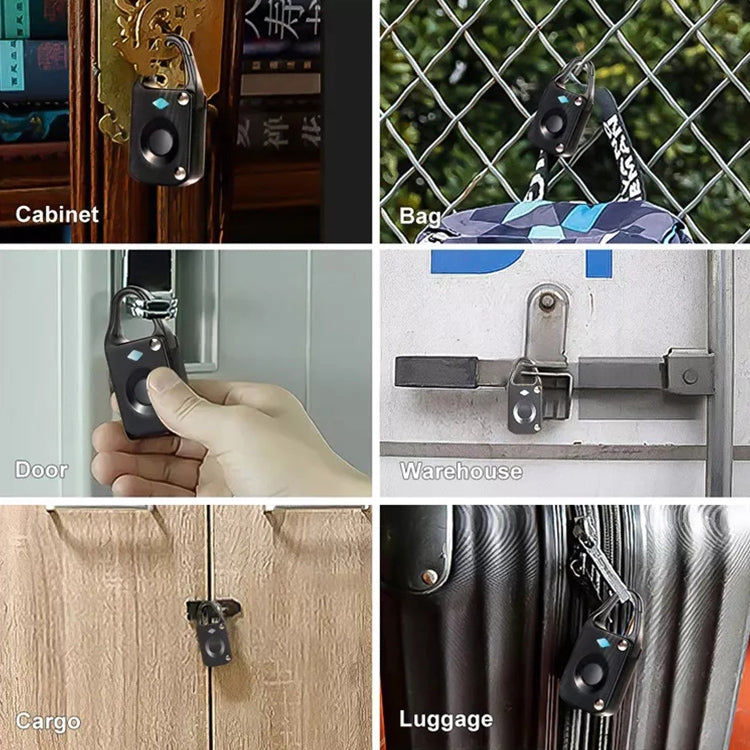 USB Charging Anti-theft Electronic Smart Fingerprint Lock, Support up to 10 Fingerprints Memory