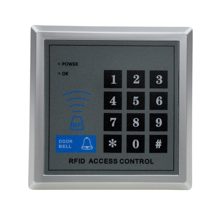 X1 RFID Single Door Access Control System with Keypad & 10 ID Card Token Keyfobs, Support Password & EM Card Reader