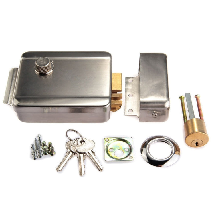 YL-1073-LC Metal Brushed Electronic Door Rim Lock with 3 Keys