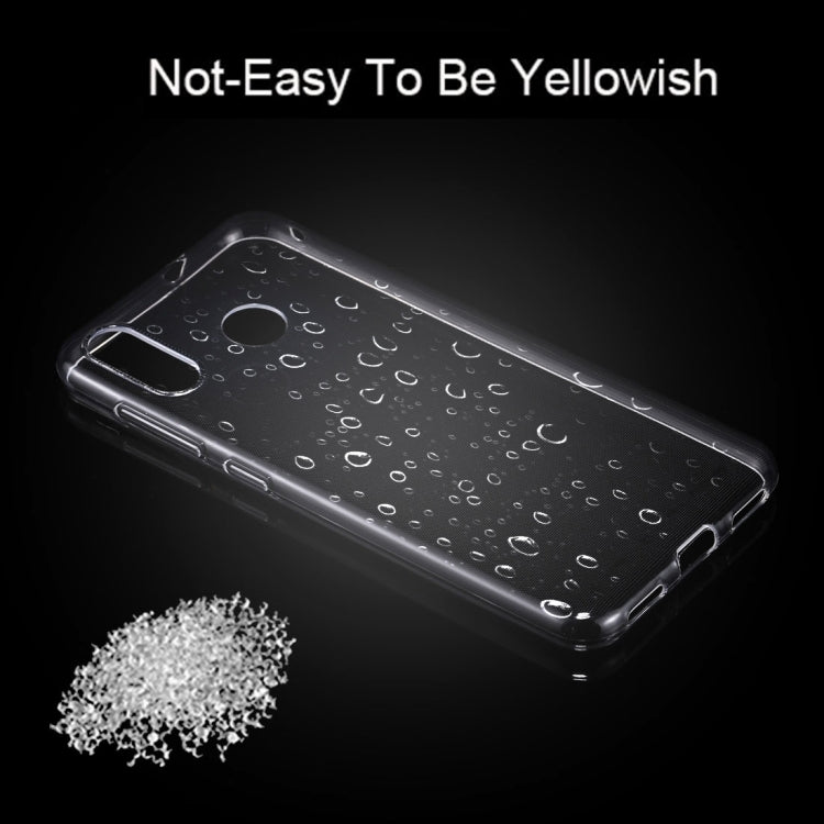 50 PCS for Asus Zenfone Max (M1) ZB555KL 0.75mm Ultra-thin Transparent TPU Protective Case