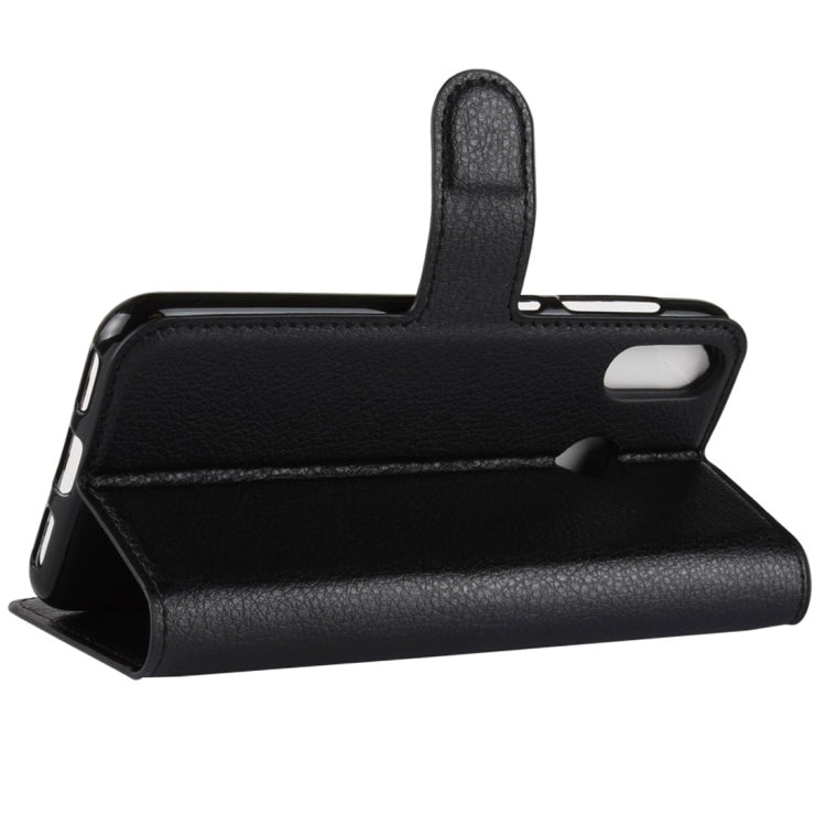 For Asus Zenfone Max (M1) ZB555KL Litchi Texture Horizontal Flip Leather Case with Wallet & Holder & Card Slots