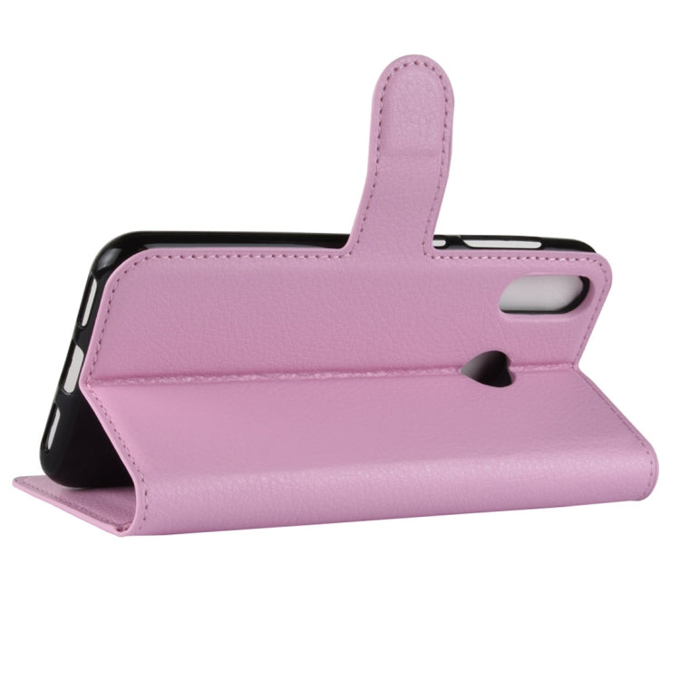 For Asus Zenfone Max (M1) ZB555KL Litchi Texture Horizontal Flip Leather Case with Wallet & Holder & Card Slots