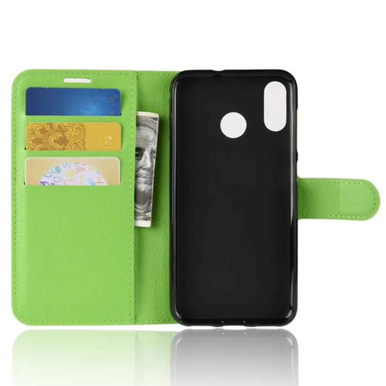 For Asus Zenfone Max (M1) ZB555KL Litchi Texture Horizontal Flip Leather Case with Wallet & Holder & Card Slots