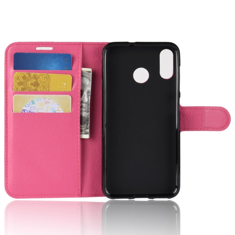 For Asus Zenfone Max (M1) ZB555KL Litchi Texture Horizontal Flip Leather Case with Wallet & Holder & Card Slots