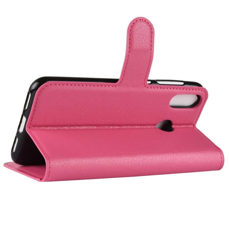 For Asus Zenfone Max (M1) ZB555KL Litchi Texture Horizontal Flip Leather Case with Wallet & Holder & Card Slots