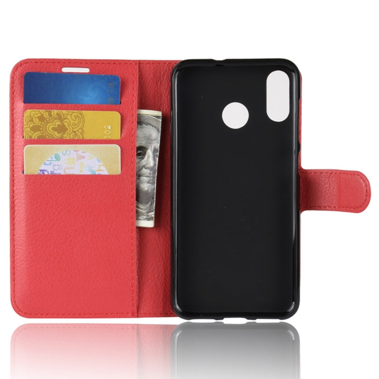 For Asus Zenfone Max (M1) ZB555KL Litchi Texture Horizontal Flip Leather Case with Wallet & Holder & Card Slots
