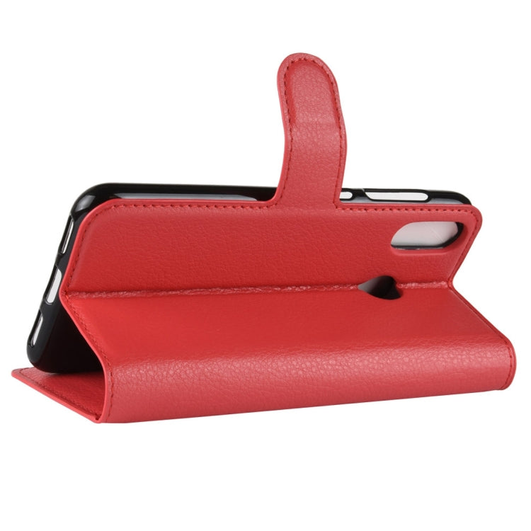 For Asus Zenfone Max (M1) ZB555KL Litchi Texture Horizontal Flip Leather Case with Wallet & Holder & Card Slots