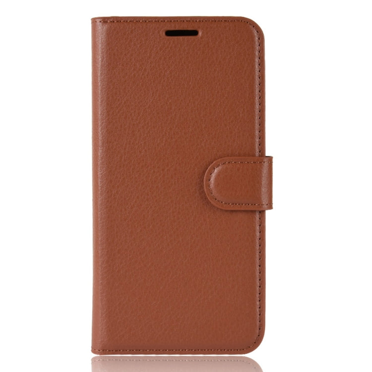 For Asus Zenfone Max (M1) ZB555KL Litchi Texture Horizontal Flip Leather Case with Wallet & Holder & Card Slots