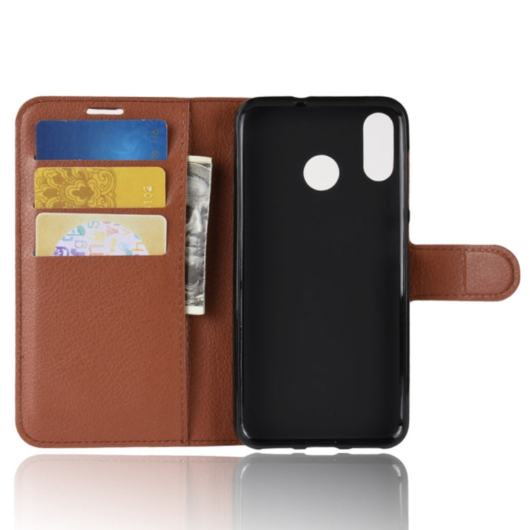 For Asus Zenfone Max (M1) ZB555KL Litchi Texture Horizontal Flip Leather Case with Wallet & Holder & Card Slots