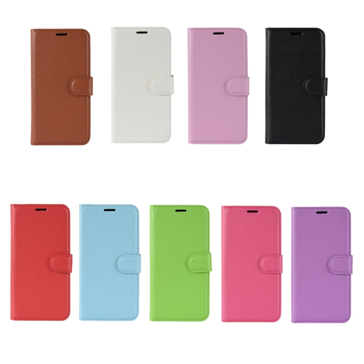 For Asus Zenfone Max (M1) ZB555KL Litchi Texture Horizontal Flip Leather Case with Wallet & Holder & Card Slots