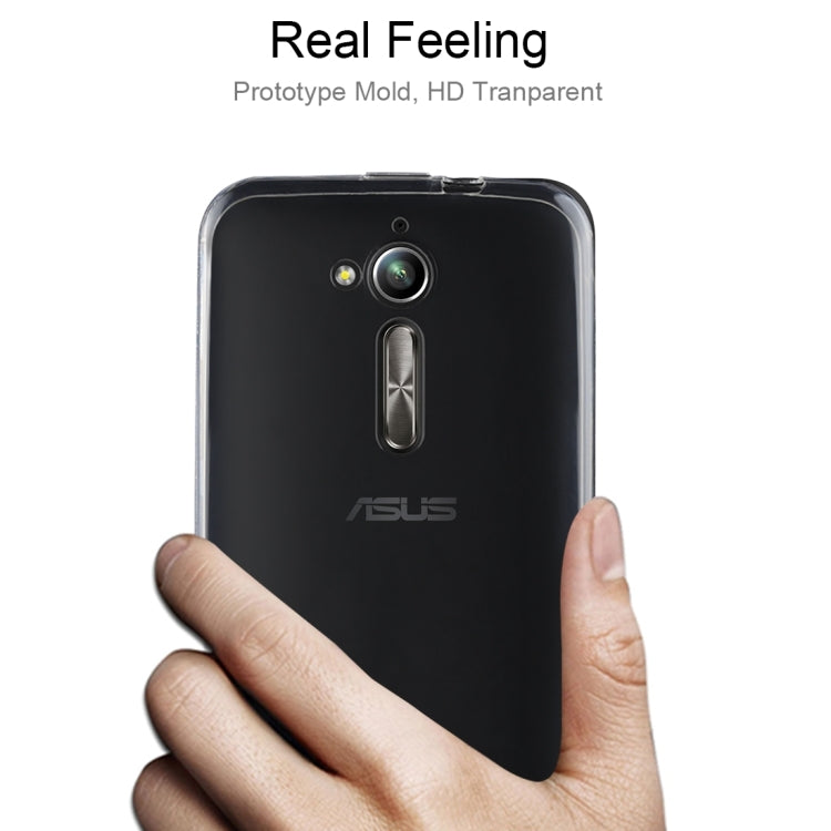 50 PCS 0.75mm Transparent TPU Case for ASUS Zenfone Go ZB500KL