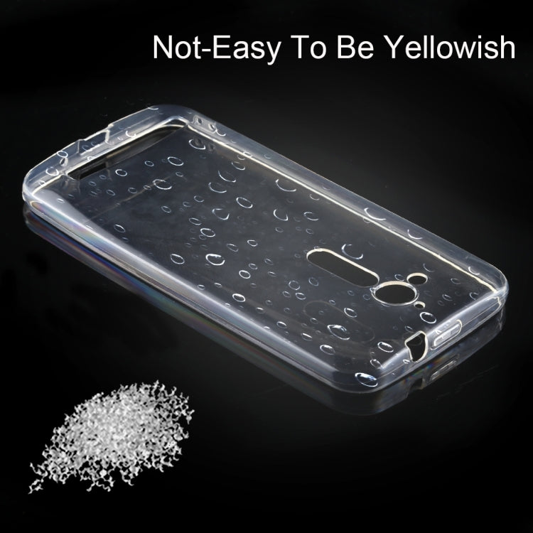 50 PCS 0.75mm Transparent TPU Case for ASUS Zenfone Go ZB500KL