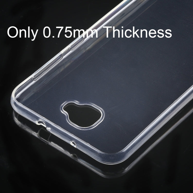 50 PCS 0.75mm Transparent TPU Case for ASUS ZenFone 4 Selfie ZD553KL