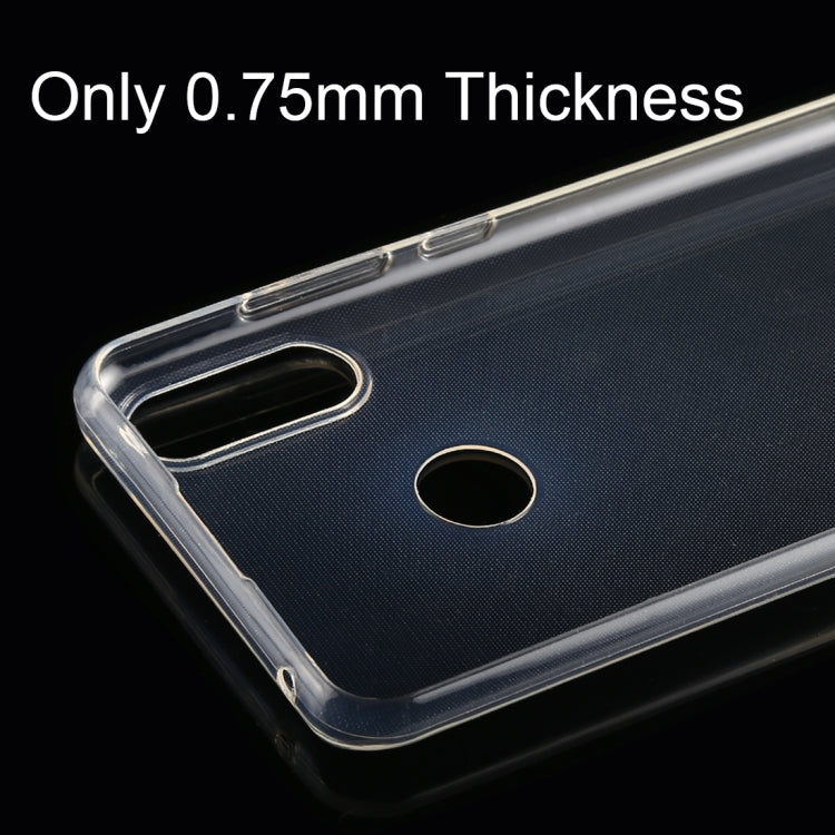 50 PCS 0.75mm Ultrathin Transparent TPU Soft Protective Case for Asus Zenfone Max Pro (M2) ZB631KL