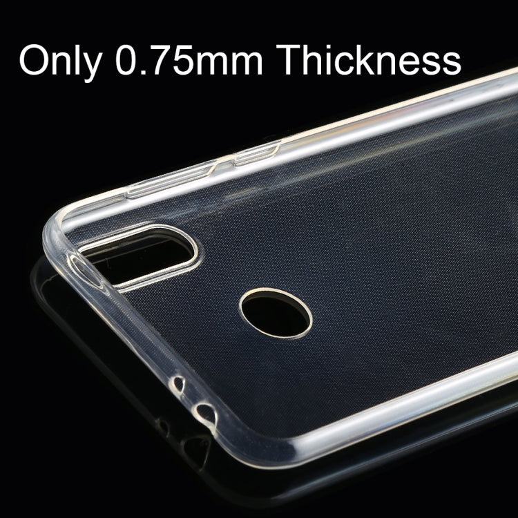 0.75mm Ultrathin Transparent TPU Soft Protective Case for  Asus Zenfone Max Pro (M2) ZB633KL