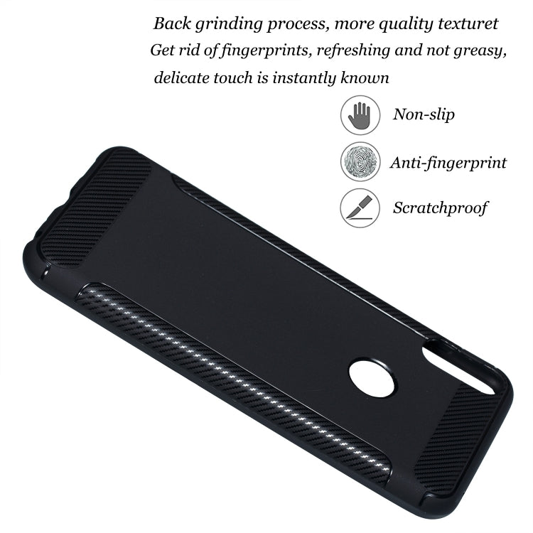 Carbon Fiber Anti-slip TPU Protective Case for ASUS ZB631kl