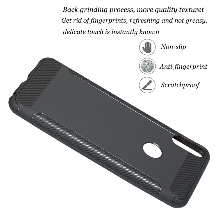 Carbon Fiber Anti-slip TPU Protective Case for ASUS ZB631kl