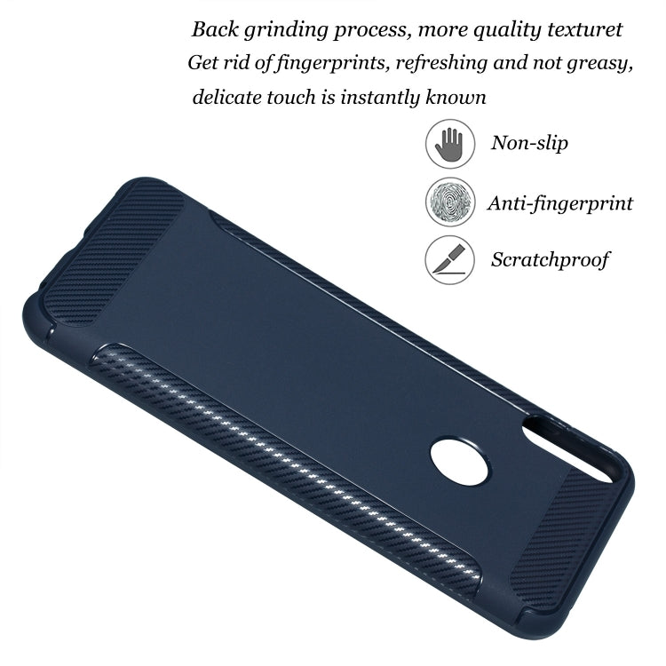 Carbon Fiber Anti-slip TPU Protective Case for ASUS ZB631kl