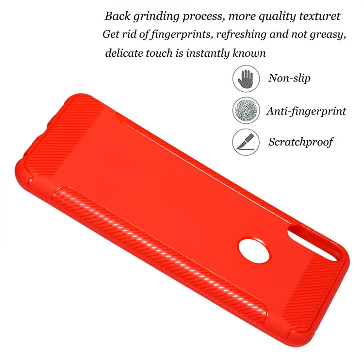 Carbon Fiber Anti-slip TPU Protective Case for ASUS ZB631kl