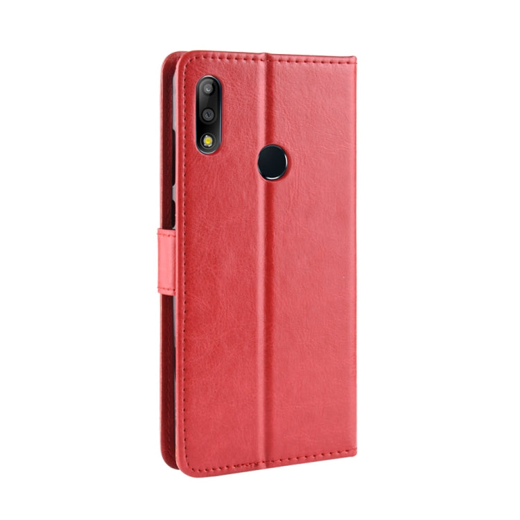 Crazy Horse Texture Horizontal Flip Leather Case for Asus Zenfone Max Plus (M2) ZB634KL / Zenfone Max Shot ZB634KL, with Holder & Card Slots & Wallet & Lanyard
