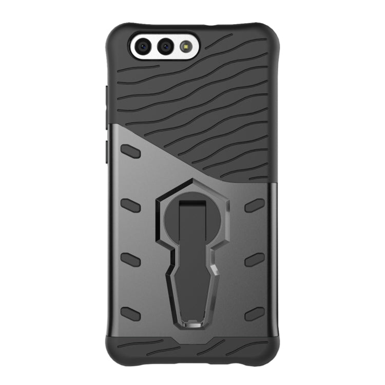 For Asus  Zenfone 4 (ZE554KL) PC + TPU Dropproof Sniper Hybrid Protective Back Cover Case with 360 Degree Rotation Holder