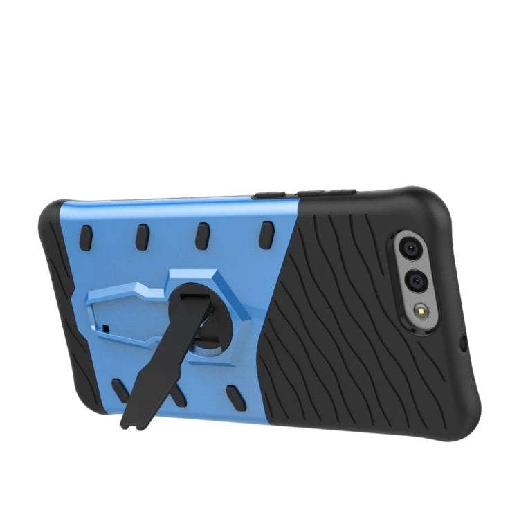 For Asus  Zenfone 4 (ZE554KL) PC + TPU Dropproof Sniper Hybrid Protective Back Cover Case with 360 Degree Rotation Holder