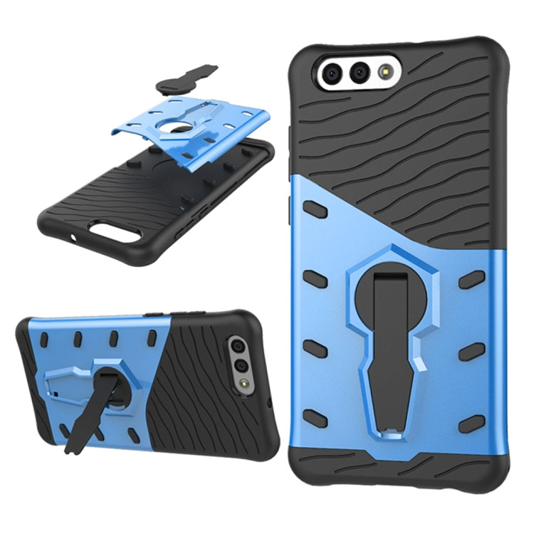 For Asus  Zenfone 4 (ZE554KL) PC + TPU Dropproof Sniper Hybrid Protective Back Cover Case with 360 Degree Rotation Holder