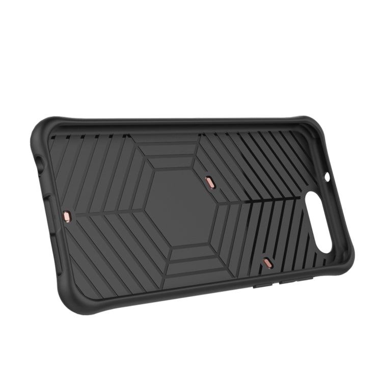 For Asus  Zenfone 4 (ZE554KL) PC + TPU Dropproof Sniper Hybrid Protective Back Cover Case with 360 Degree Rotation Holder