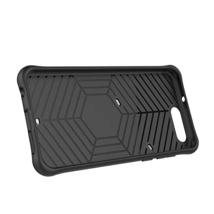 For Asus  Zenfone 4 (ZE554KL) PC + TPU Dropproof Sniper Hybrid Protective Back Cover Case with 360 Degree Rotation Holder