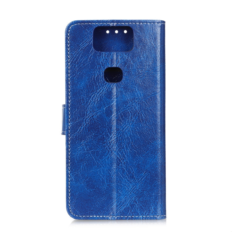 Retro Crazy Horse Texture Horizontal Flip Leather Case for Asus Zenfone 6 ZS630KL, with Holder & Card Slots & Wallet & Photo Frame