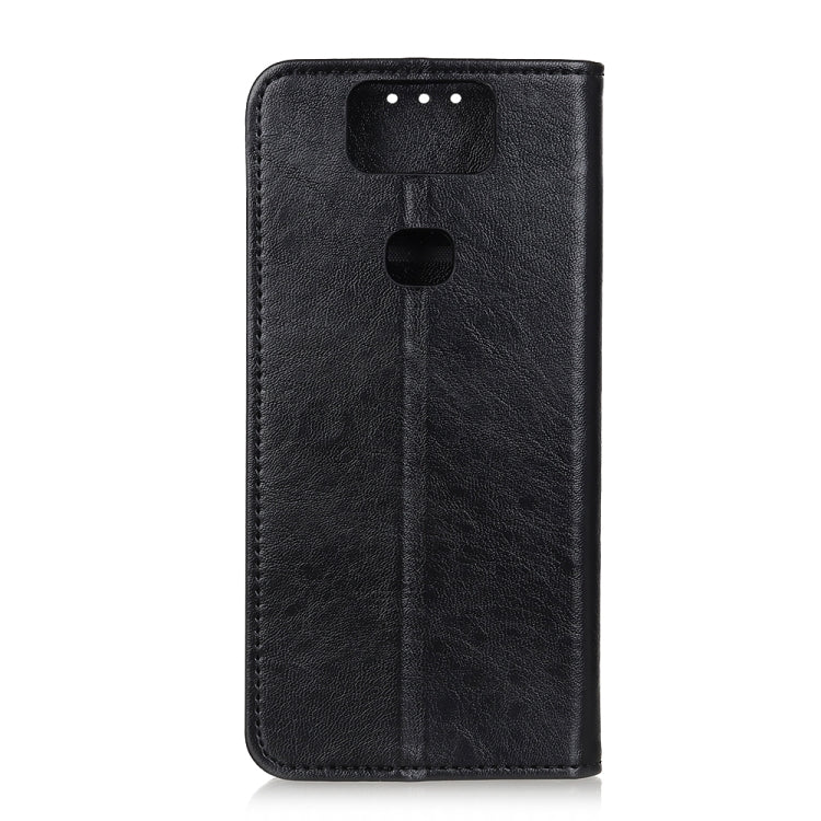 Magnetic Retro Crazy Horse Texture Horizontal Flip Leather Case for Asus Zenfone 6 ZS630KL, with Holder & Card Slots & Wallet