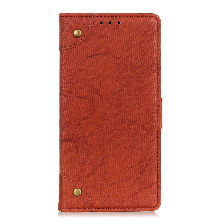 Copper Buckle Retro Crazy Horse Texture Horizontal Flip Leather Case for Asus Zenfone Max Plus (M2) ZB634KL / Zenfone Max Shot ZB634KL, with Holder & Card Slots & Wallet