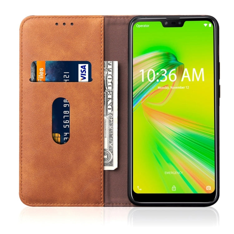 Casual Style Retro Crazy Horse Texture Horizontal Flip Leather Case for Asus Zenfone Max Shot ZB634KL / Zenfone Max Plus (M2) ZB634KL, with Card Slots & Holder & Wallet