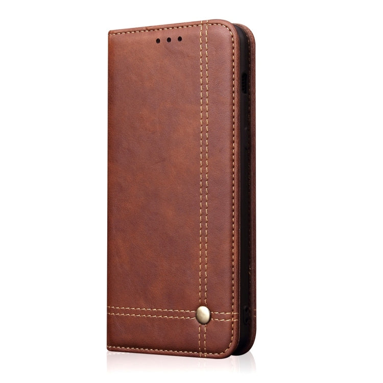 Casual Style Retro Crazy Horse Texture Horizontal Flip Leather Case for Asus Zenfone Max Shot ZB634KL / Zenfone Max Plus (M2) ZB634KL, with Card Slots & Holder & Wallet