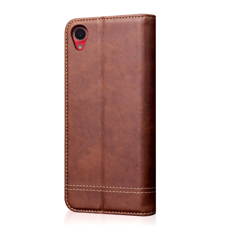 Casual Style Retro Crazy Horse Texture Horizontal Flip Leather Case for Asus Zenfone LIVE2 (L2) ZA550KL, with Card Slots & Holder & Wallet