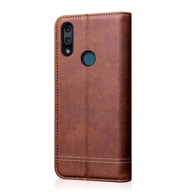 Casual Style Retro Crazy Horse Texture Horizontal Flip Leather Case for Asus Zenfone Max Pro (M2) ZB631KL, with Card Slots & Holder & Wallet