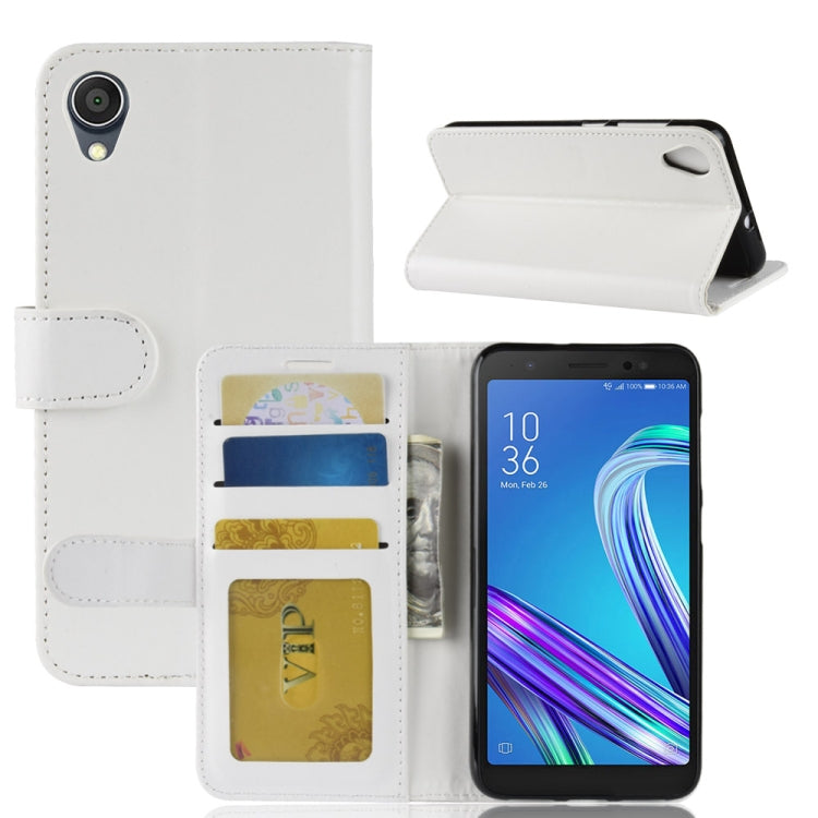 Crazy Horse Texture Horizontal Flip Leather Case for Asus ZenFone Live (L1) ZA550KL, with Wallet & Holder & Card Slots