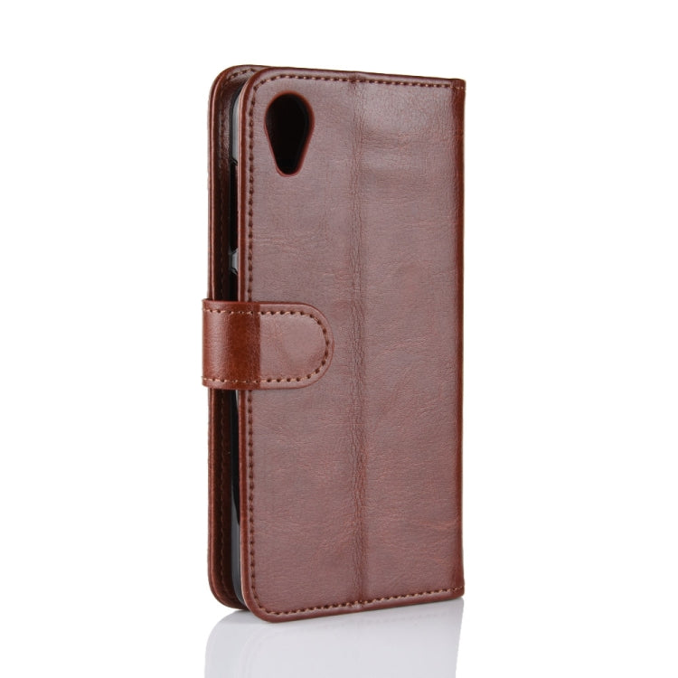 Crazy Horse Texture Horizontal Flip Leather Case for Asus ZenFone Live (L1) ZA550KL, with Wallet & Holder & Card Slots