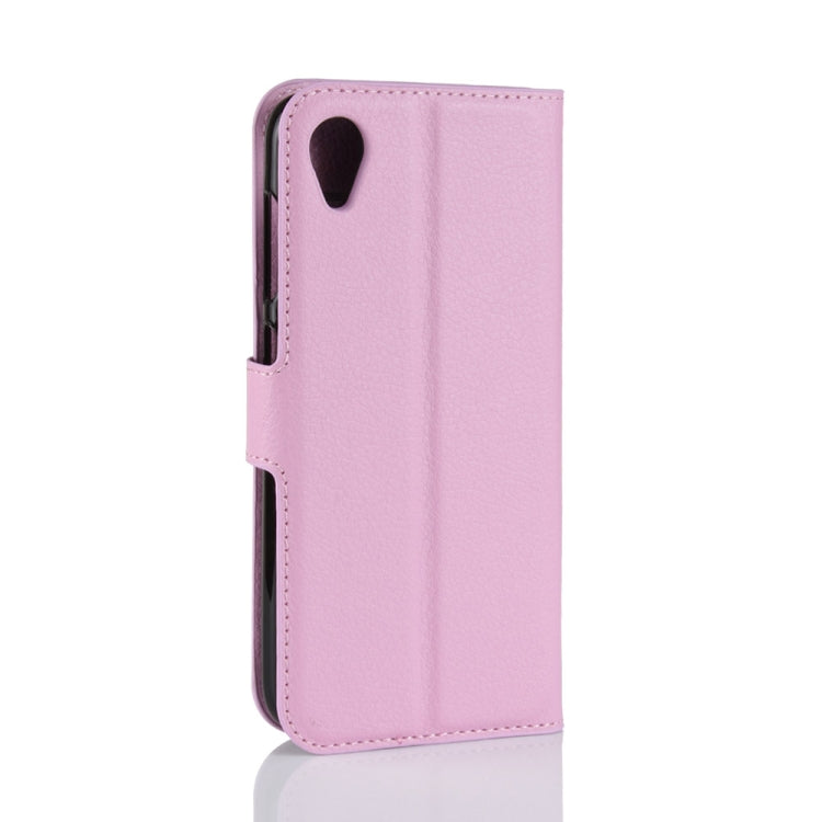 Litchi Texture Horizontal Flip Leather Case for  Asus ZenFone Live (L1) ZA550KL, with Wallet & Holder & Card Slots