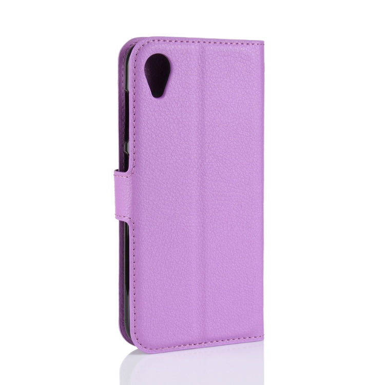 Litchi Texture Horizontal Flip Leather Case for  Asus ZenFone Live (L1) ZA550KL, with Wallet & Holder & Card Slots