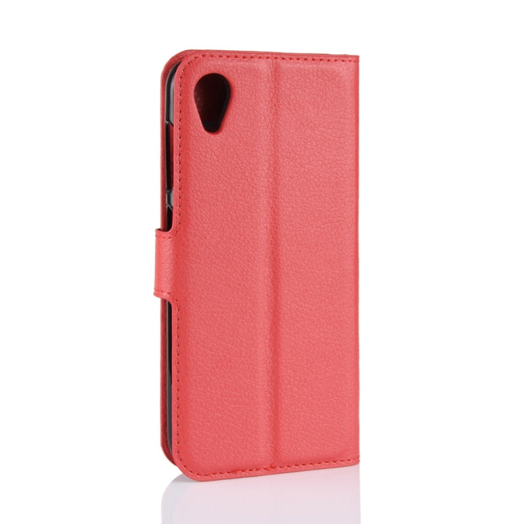 Litchi Texture Horizontal Flip Leather Case for  Asus ZenFone Live (L1) ZA550KL, with Wallet & Holder & Card Slots