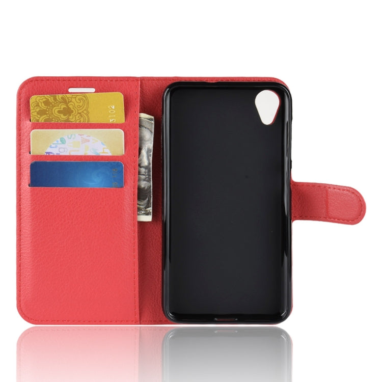 Litchi Texture Horizontal Flip Leather Case for  Asus ZenFone Live (L1) ZA550KL, with Wallet & Holder & Card Slots